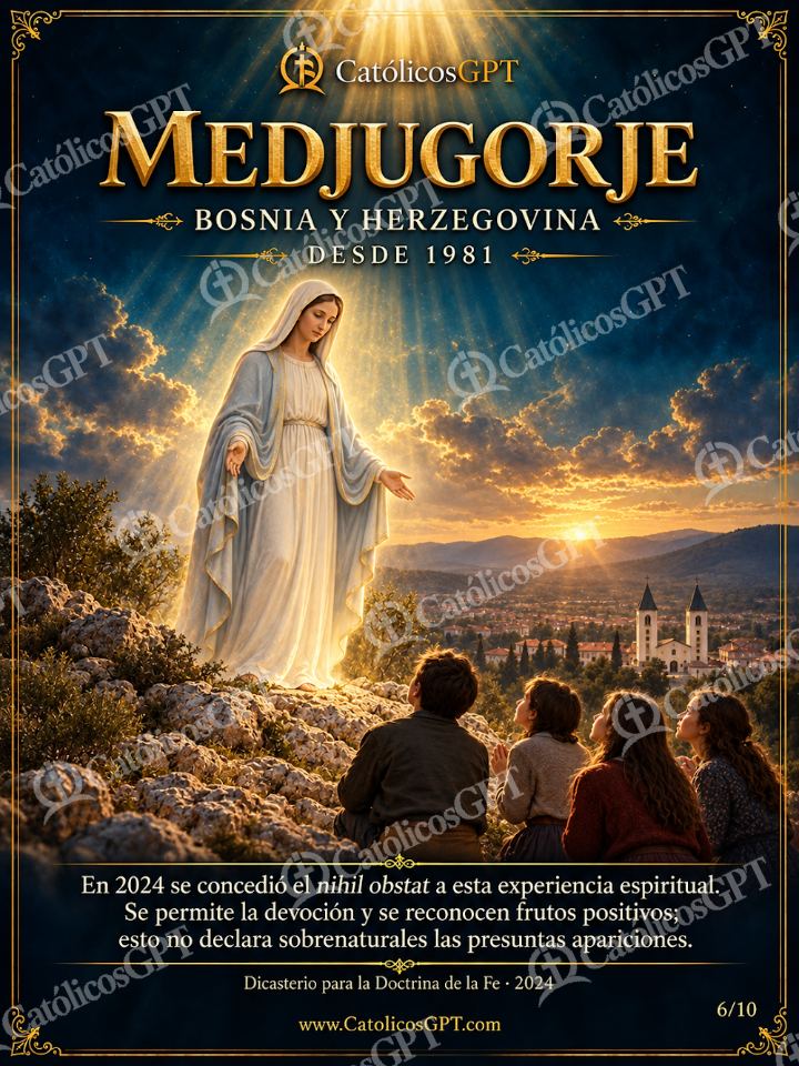 Imagen católica de Apariciones Virgen Mundo 06 Medjugorje — Virgen María