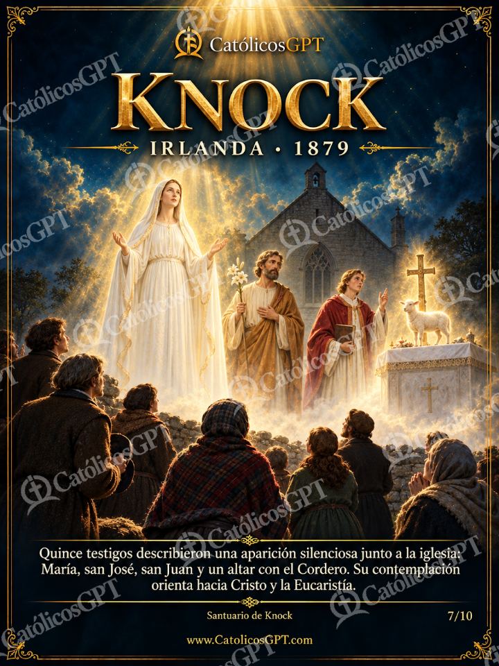 Imagen católica de Apariciones Virgen Mundo 07 Knock — Virgen María