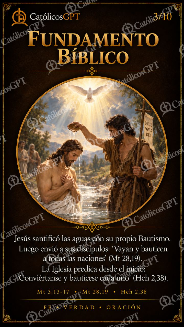 Imagen católica de Bautismo 3 — Sacramentos