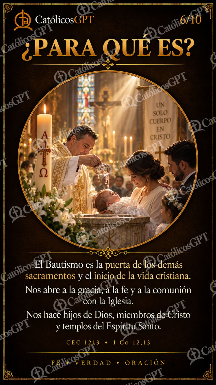Imagen católica de Bautismo 6 — Sacramentos