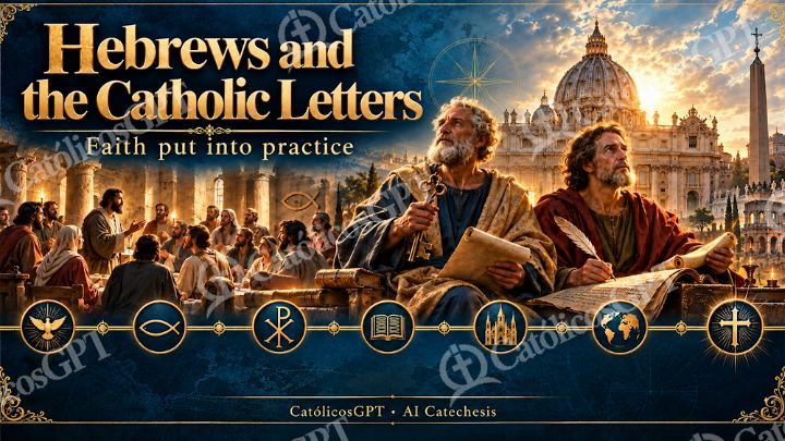 Imagen católica de Bible Course AI catolicas English CatolicosGPT 16x9 — Formación católica