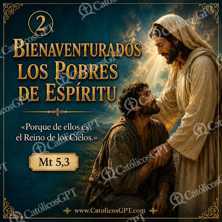 Imagen católica de bienaventuranza — Formación católica