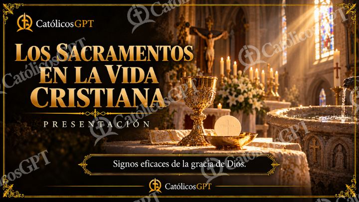 Imagen católica de CatolicosGPT Presentacion Card 16x9 sacramentos — Sacramentos