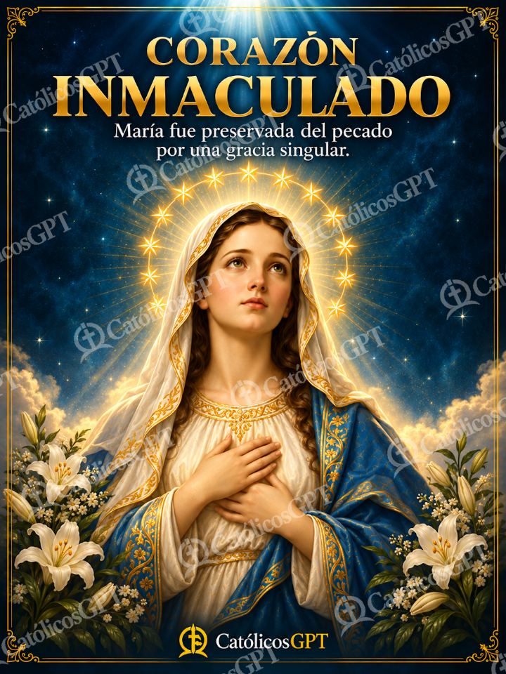 Imagen católica de Corazon Inmaculado — Virgen María