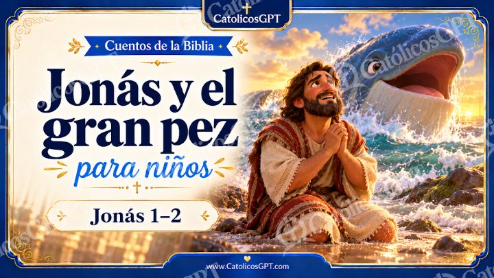 Imagen católica de Cuento 041 jonas y el gran pez CatolicosGPT ninos 16x9 — Niños y catequesis