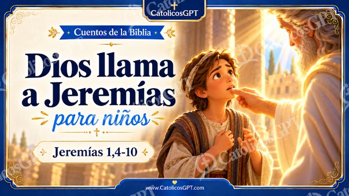 Imagen católica de Cuento 049 dios llama a jeremias CatolicosGPT ninos 16x9 — Niños y catequesis