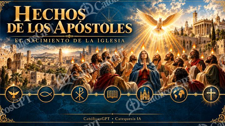 Imagen católica de Curso Biblia IA hechos CatolicosGPT 16x9 — Biblia y Jesús