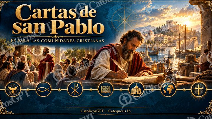Imagen católica de Curso Biblia IA paulinas CatolicosGPT 16x9 — Biblia y Jesús