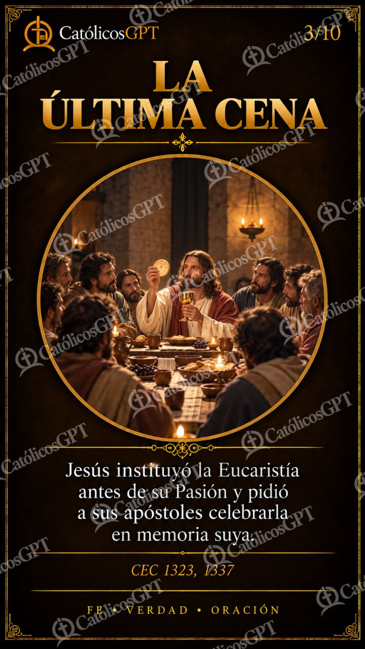 Imagen católica de Eucaristia 03 CatolicosGPT 9x16 — Sacramentos
