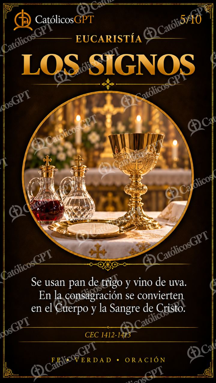 Imagen católica de Eucaristia 05 CatolicosGPT 9x16 — Sacramentos