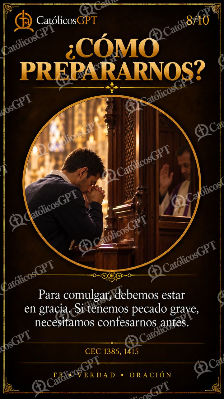 Imagen católica de Eucaristia 08 CatolicosGPT 9x16 — Sacramentos
