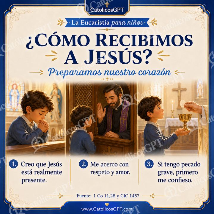 Imagen católica de eucaristia-ninos — Niños y catequesis