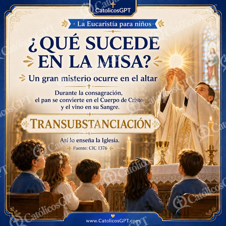 Imagen católica de eucaristia-ninos — Niños y catequesis
