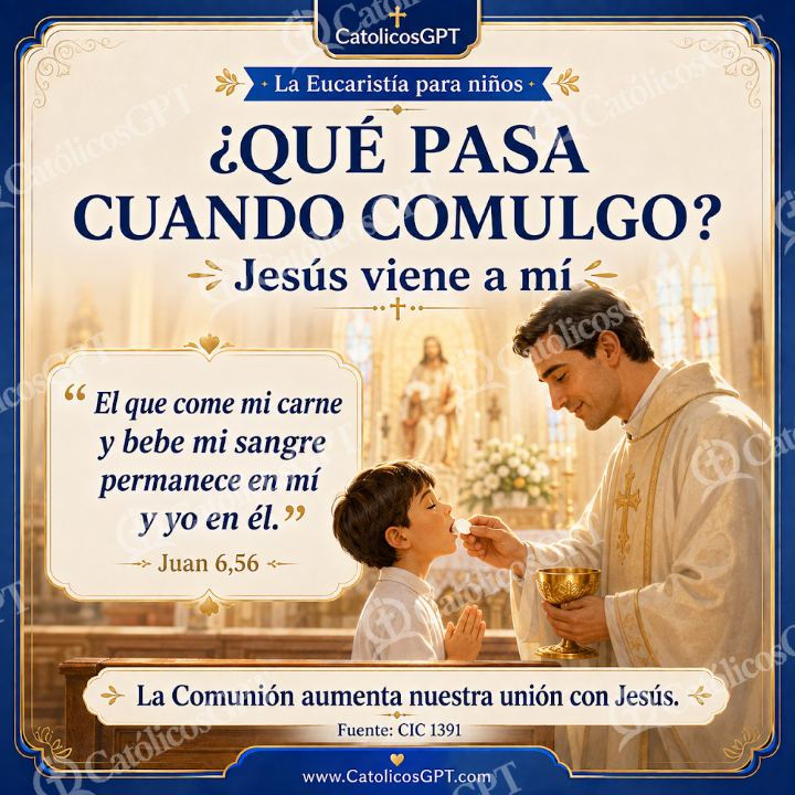 Imagen católica de eucaristia-ninos — Niños y catequesis