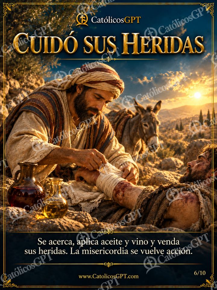 Imagen católica de Evangelio El Buen Samaritano 06 de 10 — Biblia y Jesús