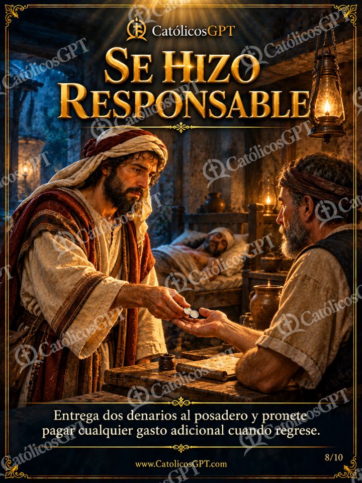 Imagen católica de Evangelio El Buen Samaritano 08 de 10 — Biblia y Jesús