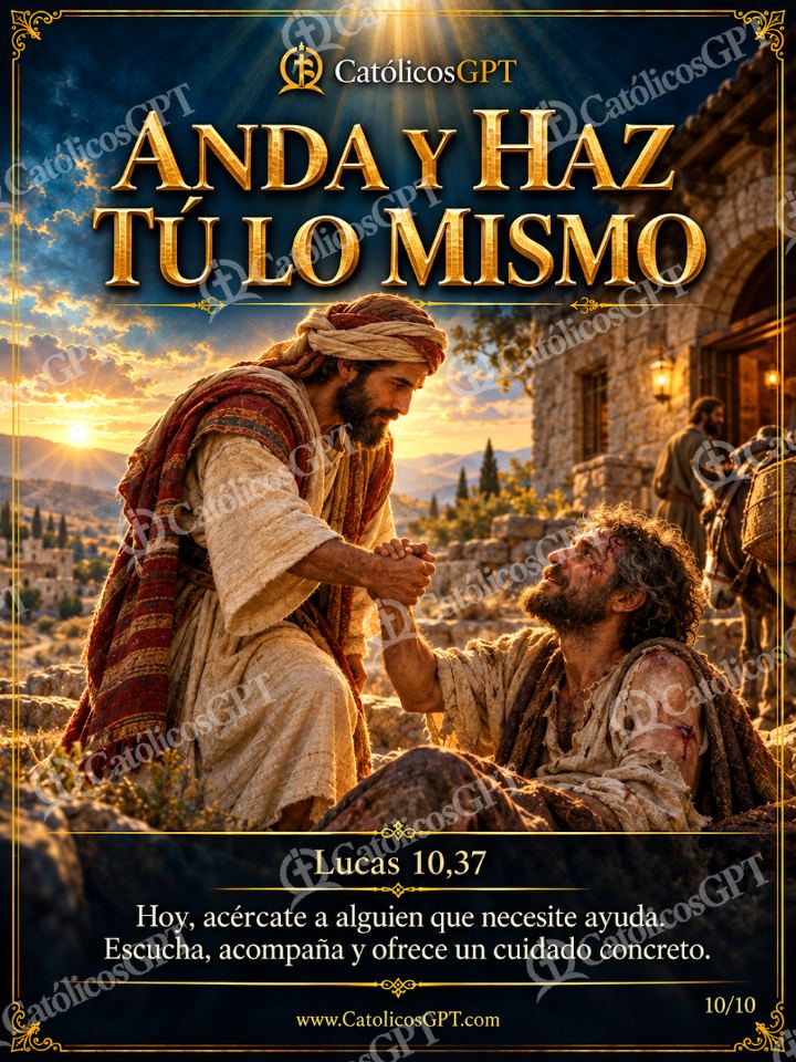 Imagen católica de Evangelio El Buen Samaritano 10 de 10 — Biblia y Jesús