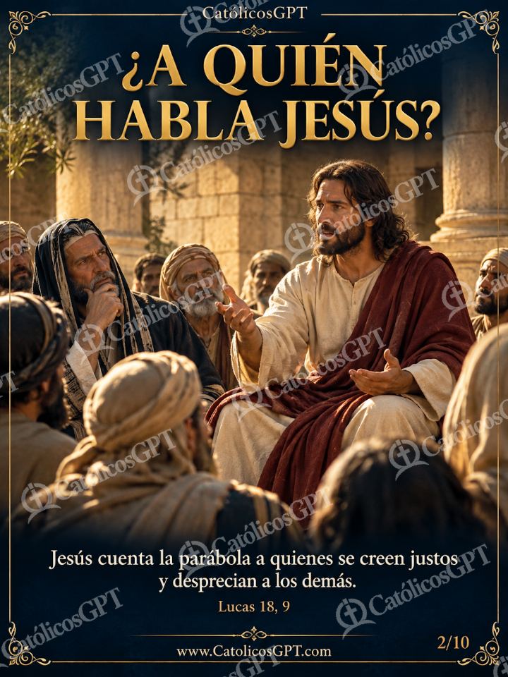 Imagen católica de Evangelio Fariseo y Publicano 02 de 10 — Biblia y Jesús
