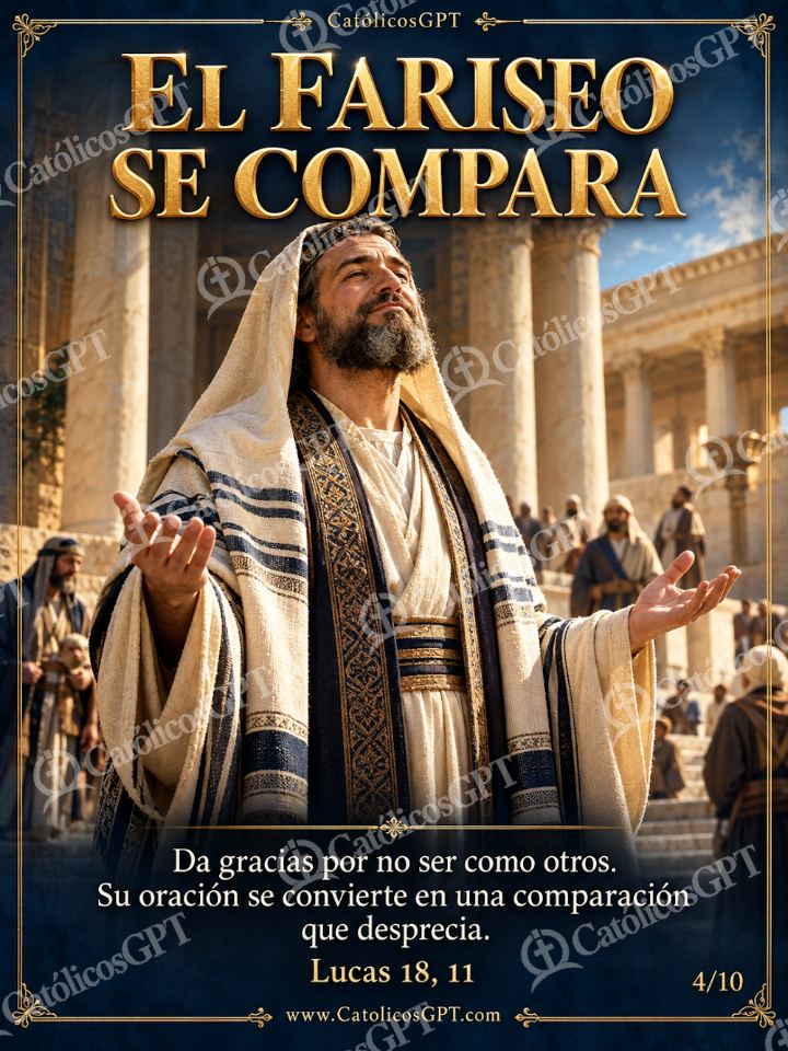 Imagen católica de Evangelio Fariseo y Publicano 04 de 10 — Biblia y Jesús