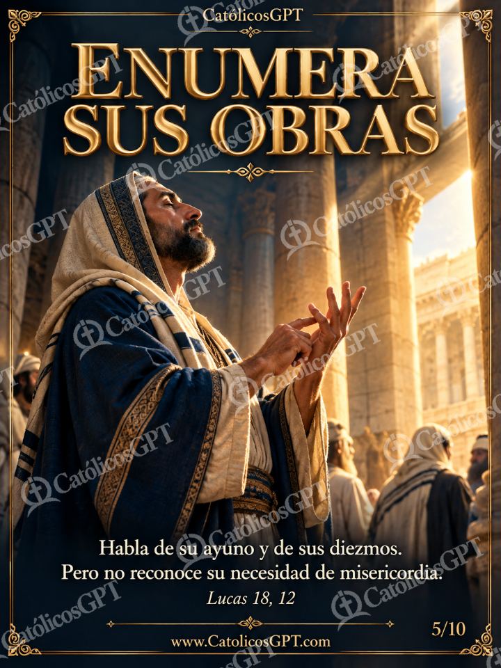 Imagen católica de Evangelio Fariseo y Publicano 05 de 10 — Biblia y Jesús