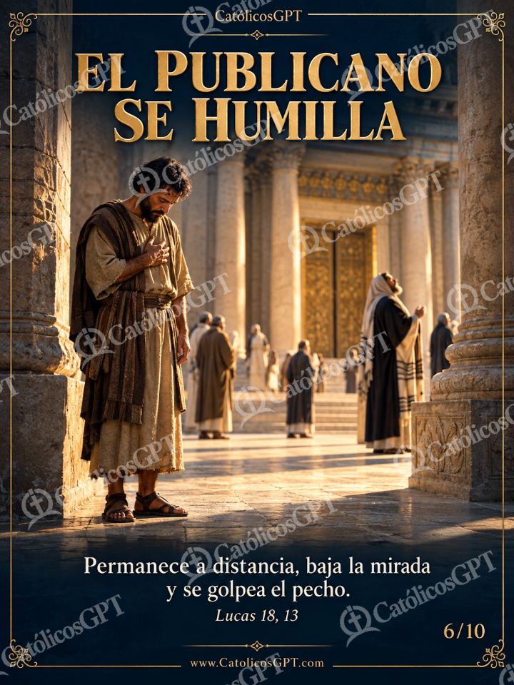 Imagen católica de Evangelio Fariseo y Publicano 06 de 10 — Biblia y Jesús