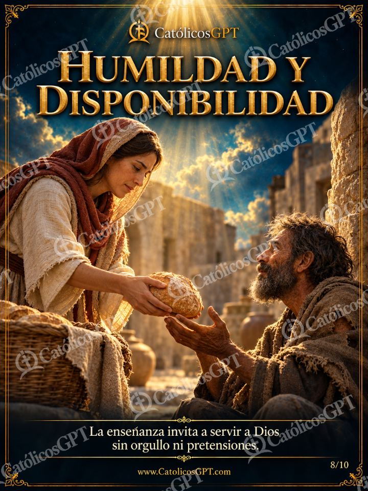 Imagen católica de Evangelio Servicio Humilde 08 de 10 — Biblia y Jesús