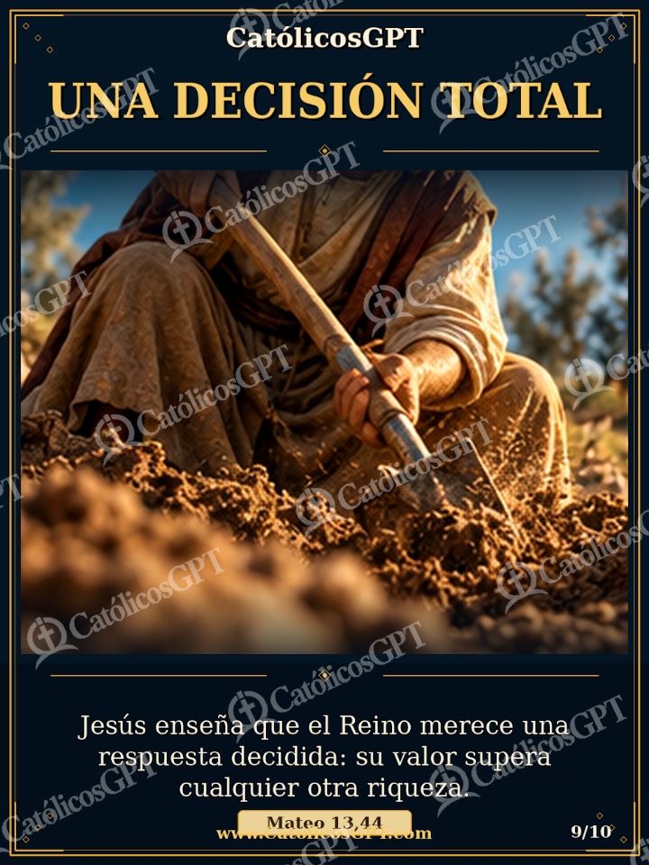 Imagen católica de Evangelio Tesoro Escondido 09 de 10 — Biblia y Jesús