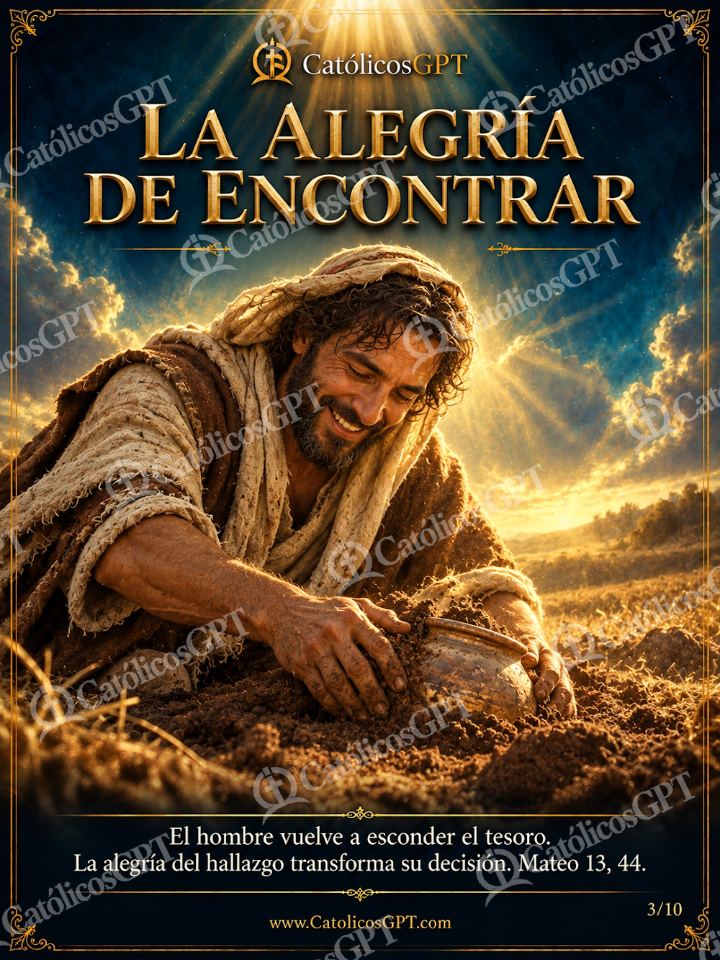 Imagen católica de Evangelio Tesoro y Perla 03 de 10 — Biblia y Jesús