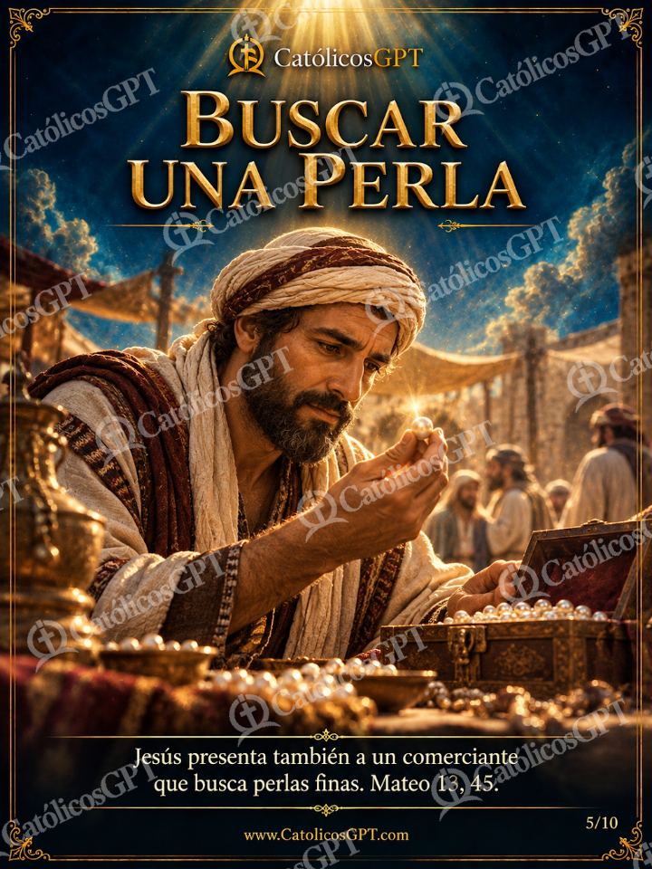Imagen católica de Evangelio Tesoro y Perla 05 de 10 — Biblia y Jesús