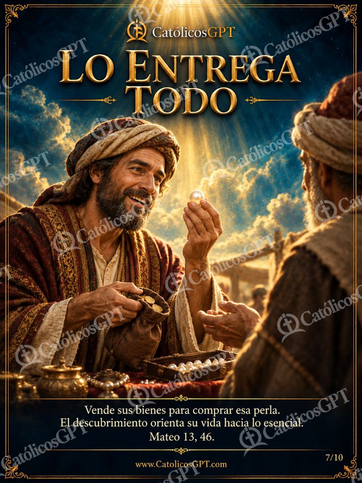 Imagen católica de Evangelio Tesoro y Perla 07 de 10 — Biblia y Jesús