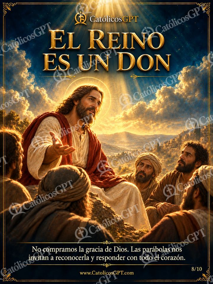 Imagen católica de Evangelio Tesoro y Perla 08 de 10 — Biblia y Jesús