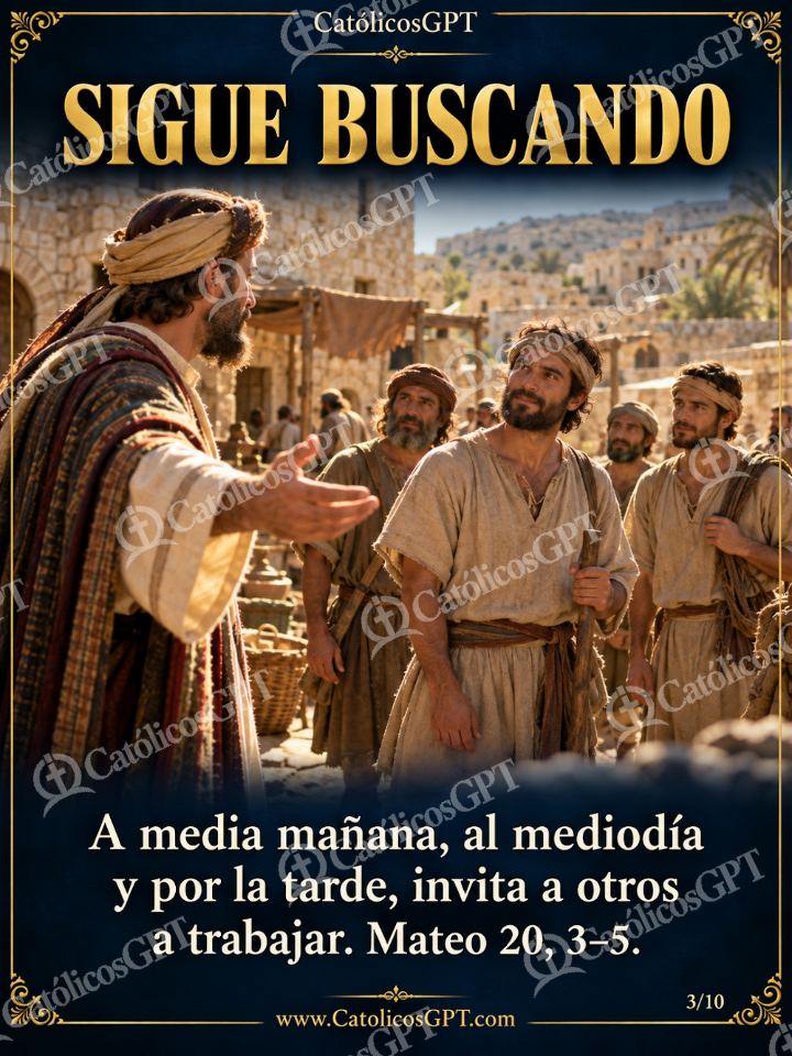 Imagen católica de Evangelio Trabajadores de la Vina 03 de 10 — Biblia y Jesús