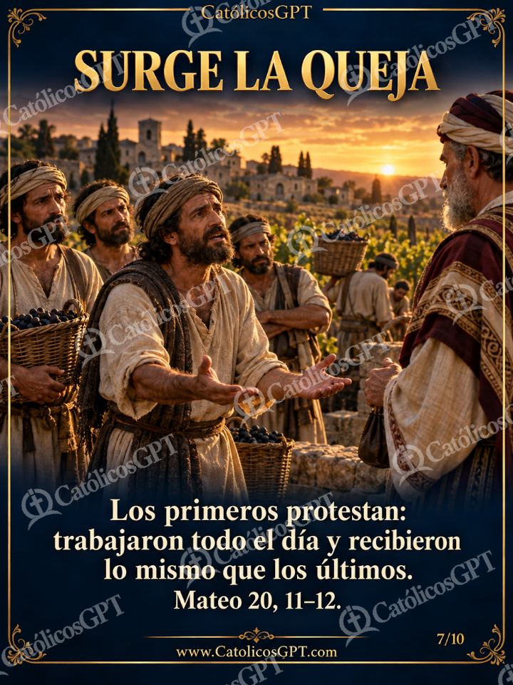 Imagen católica de Evangelio Trabajadores de la Vina 07 de 10 — Biblia y Jesús