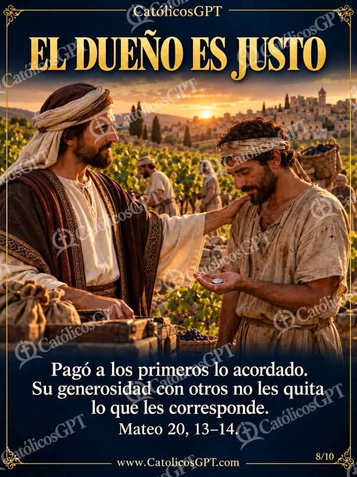 Imagen católica de Evangelio Trabajadores de la Vina 08 de 10 — Biblia y Jesús