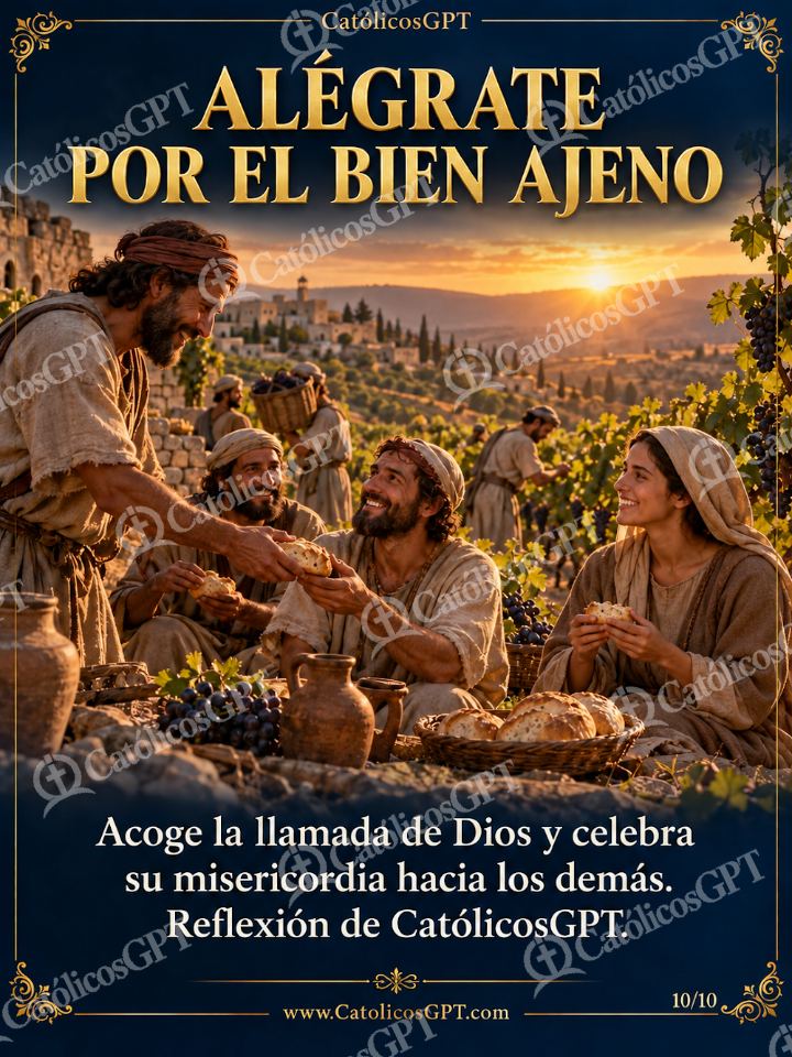 Imagen católica de Evangelio Trabajadores de la Vina 10 de 10 — Biblia y Jesús