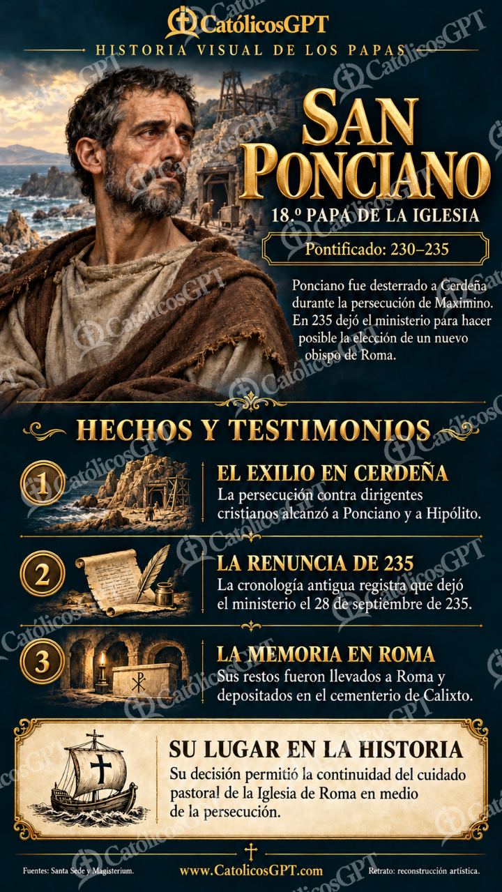 Imagen católica de Historia de los Papas 018 CatolicosGPT 9x16 — Formación católica