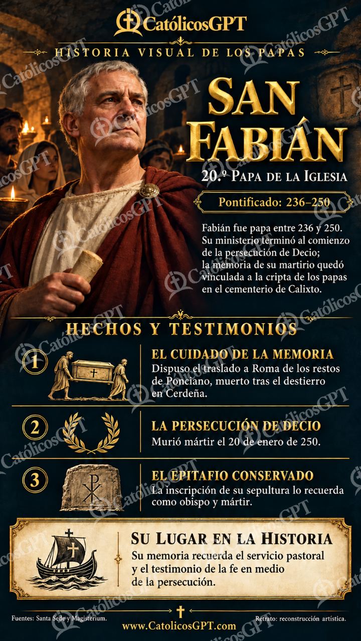 Imagen católica de Historia de los Papas 020 CatolicosGPT 9x16 — Formación católica
