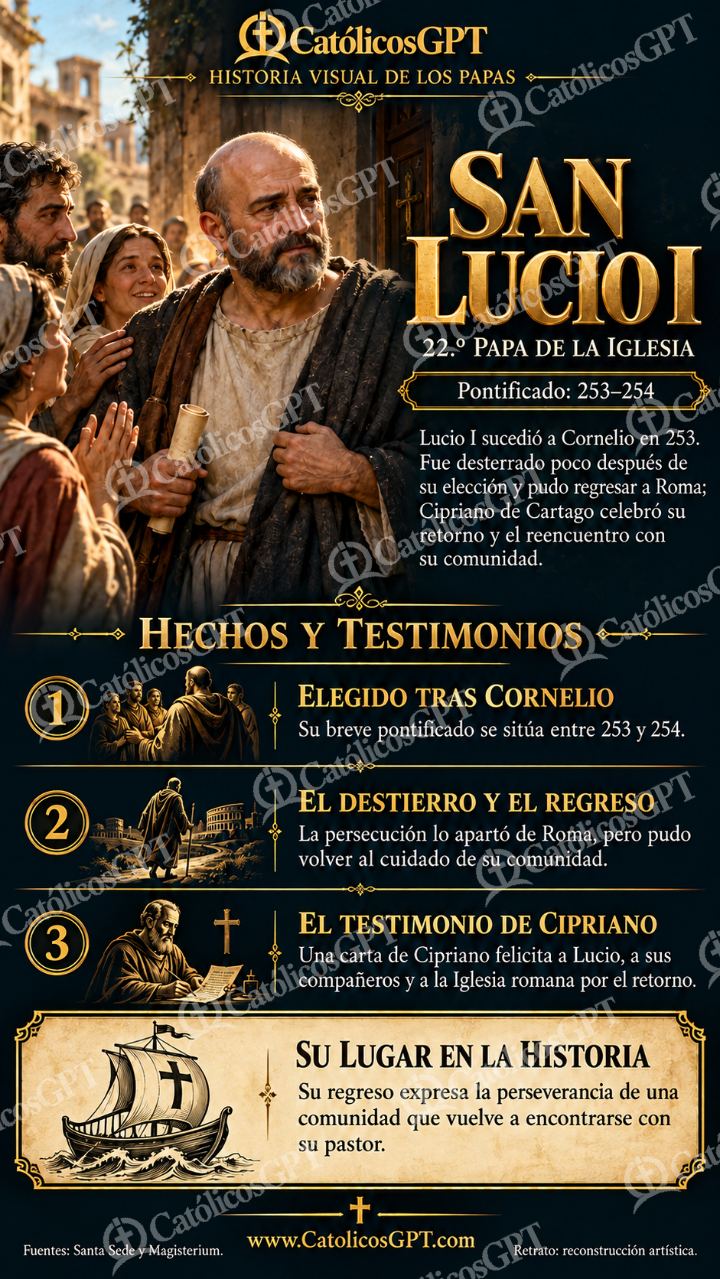 Imagen católica de Historia de los Papas 022 CatolicosGPT 9x16 — Formación católica