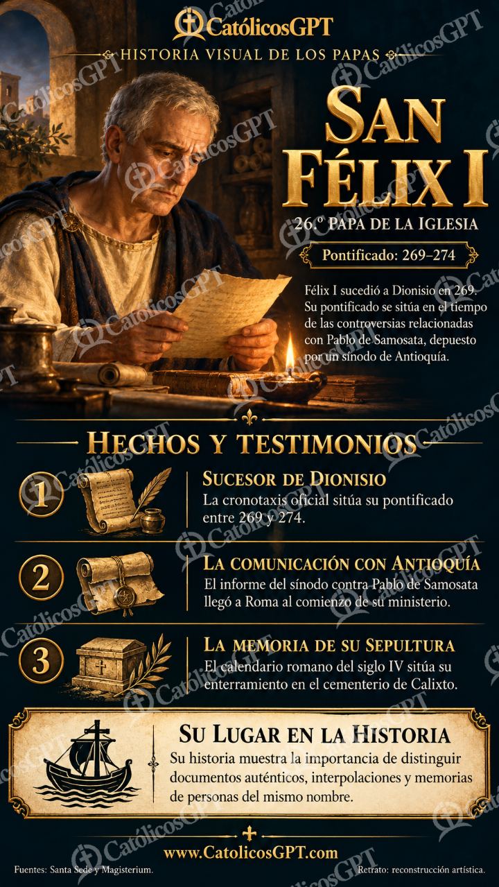 Imagen católica de Historia de los Papas 026 CatolicosGPT 9x16 — Formación católica