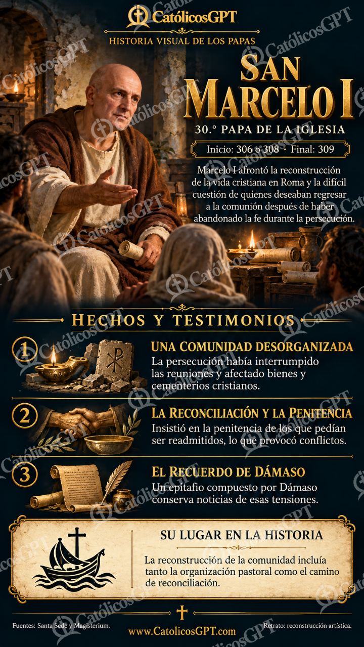 Imagen católica de Historia de los Papas 030 CatolicosGPT 9x16 — Formación católica