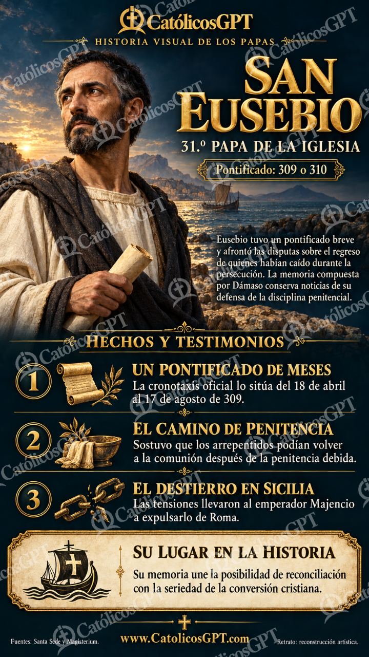 Imagen católica de Historia de los Papas 031 CatolicosGPT 9x16 — Formación católica