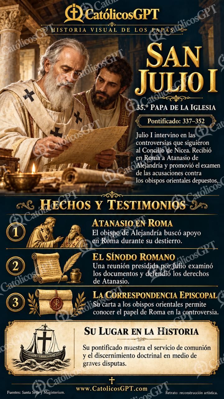 Imagen católica de Historia de los Papas 035 CatolicosGPT 9x16 — Formación católica