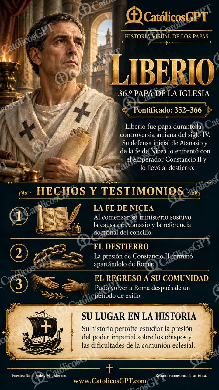 Imagen católica de Historia de los Papas 036 CatolicosGPT 9x16 — Formación católica