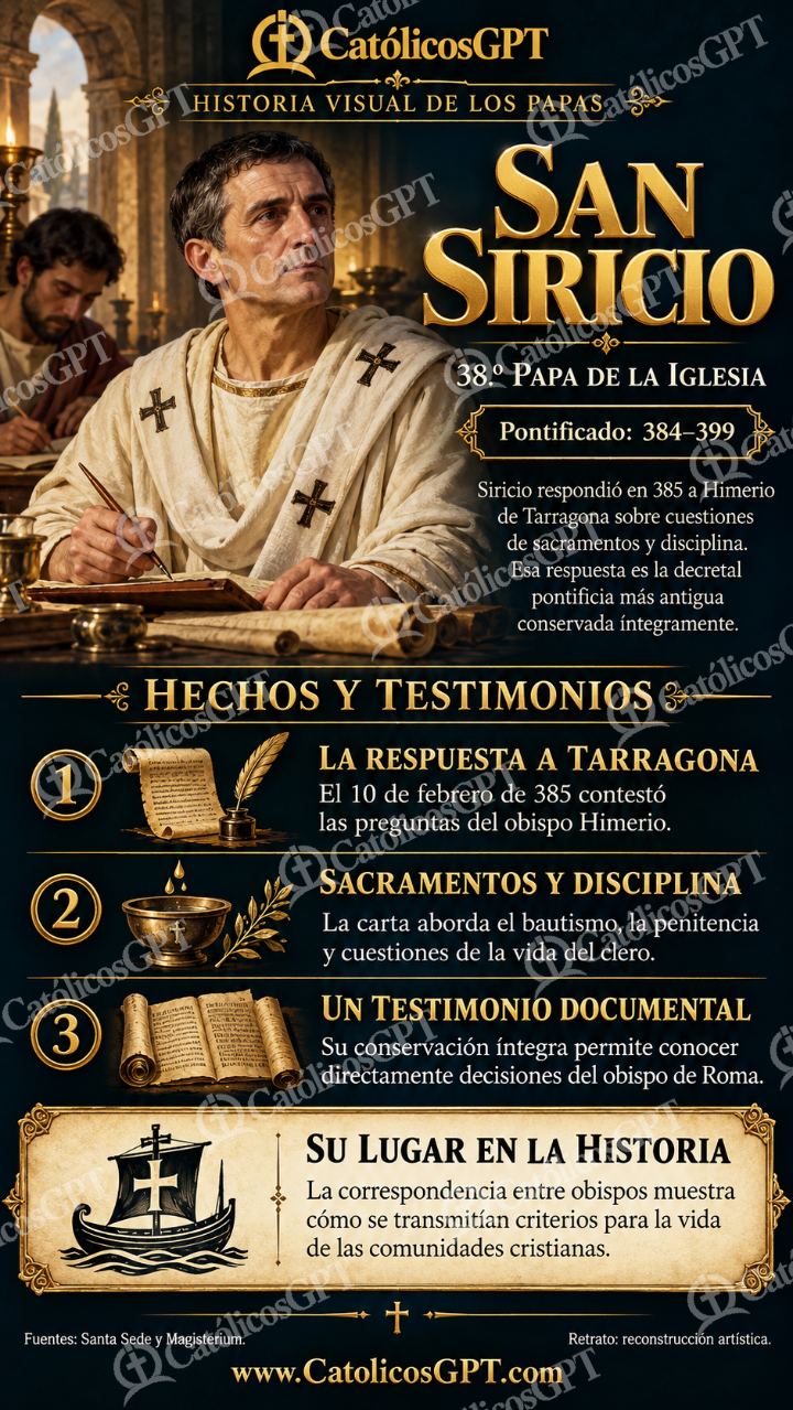 Imagen católica de Historia de los Papas 038 CatolicosGPT 9x16 — Formación católica