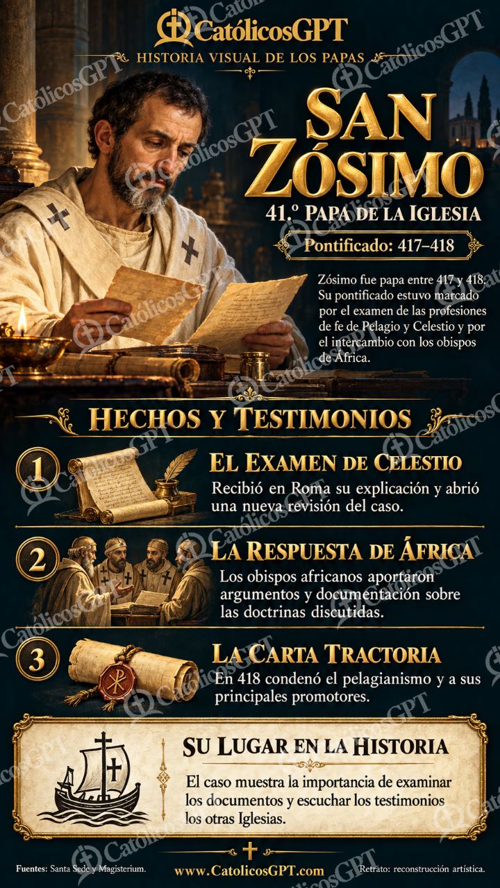 Imagen católica de Historia de los Papas 041 CatolicosGPT 9x16 — Formación católica