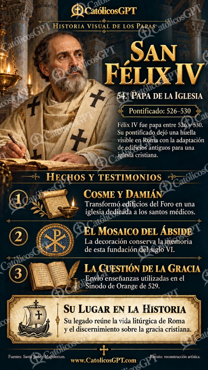 Imagen católica de Historia de los Papas 054 CatolicosGPT 9x16 — Formación católica