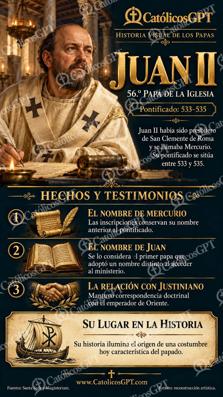 Imagen católica de Historia de los Papas 056 CatolicosGPT 9x16 — Formación católica