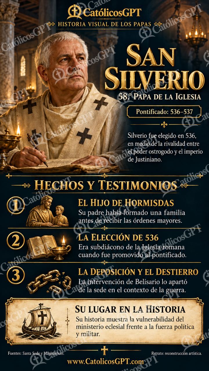 Imagen católica de Historia de los Papas 058 CatolicosGPT 9x16 — Formación católica