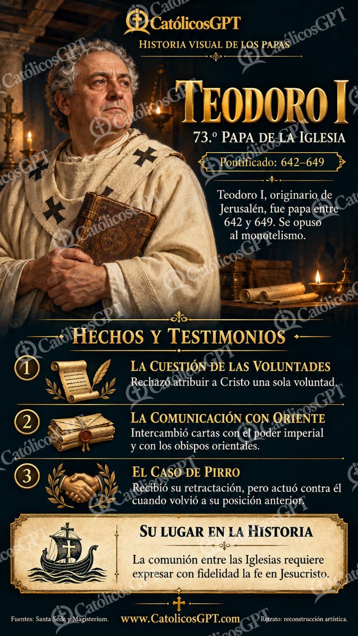 Imagen católica de Historia de los Papas 073 CatolicosGPT 9x16 — Formación católica