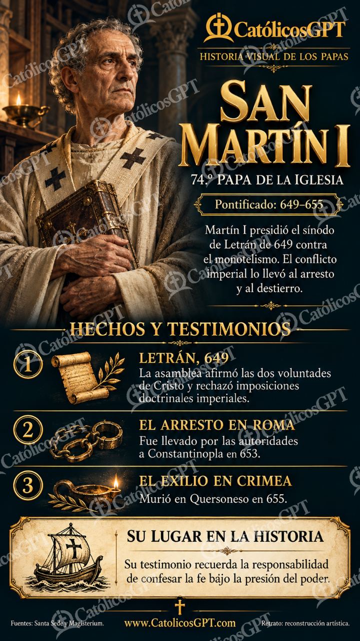 Imagen católica de Historia de los Papas 074 CatolicosGPT 9x16 — Formación católica